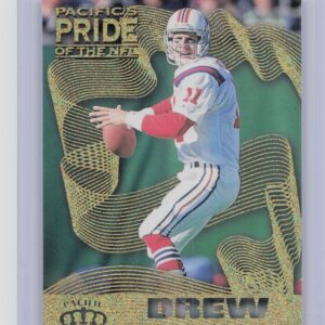 1995 Pacific Crown Royale Drew Bledsoe #PN-19 Patriots Pride of the NFL