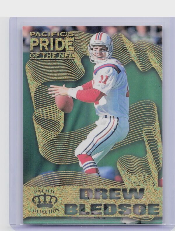 1995 Pacific Crown Royale Drew Bledsoe #PN-19 Patriots Pride of the NFL
