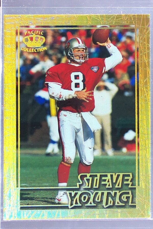 1995 Pacific Steve Young #GC-29 49ers Gems of the Crown