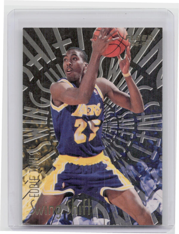 1996-97 Fleer Eddie Jones #7 Lakers Swing Shift