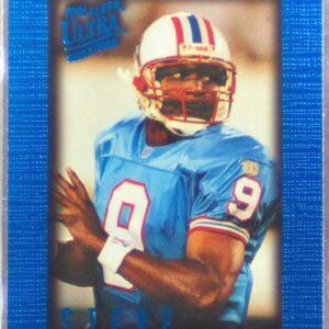 1996 Fleer Ultra Sensations Steve McNair Blue #42 Oilers