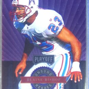 1996 Playoff Absolute Blaine Bishop #17 Oilers Prime Unsung Heroes
