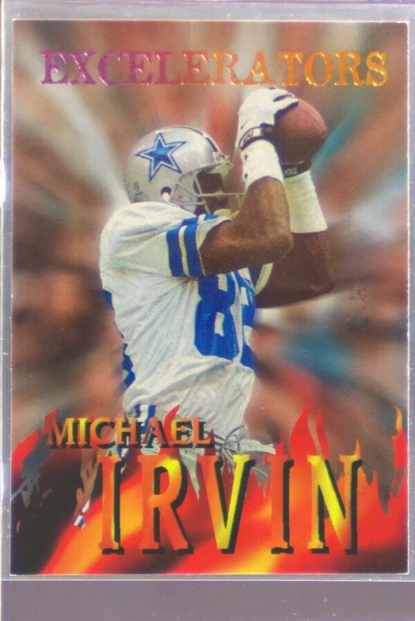 1996 SkyBox Impact Michael Irvin #5 Cowboys Excelerators