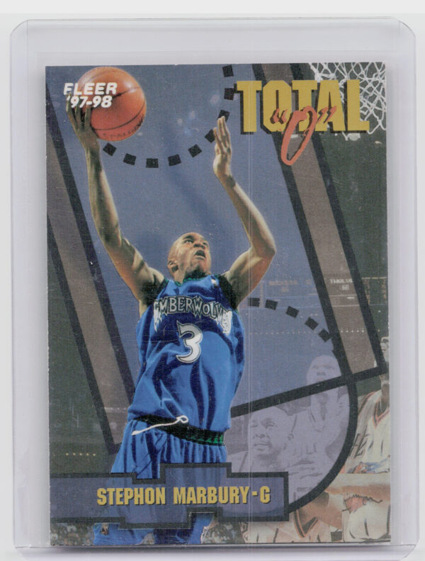 1997-98 Fleer Stephon Marbury #7 TO Timberwolves Total