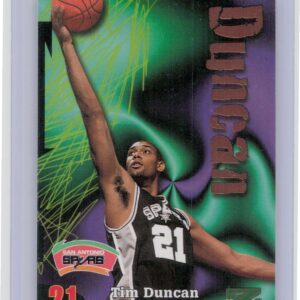 1997-98 SkyBox Z-Force Tim Duncan RC #111 Spurs