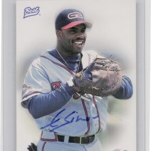 1997 Best Randall Simon Auto #NNO Braves Autographs Autograph Series