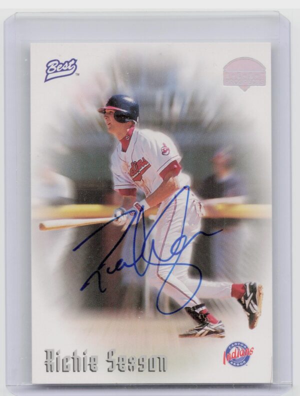 1997 Best Richie Sexson Auto #NNO Indians Autographs Autograph Series