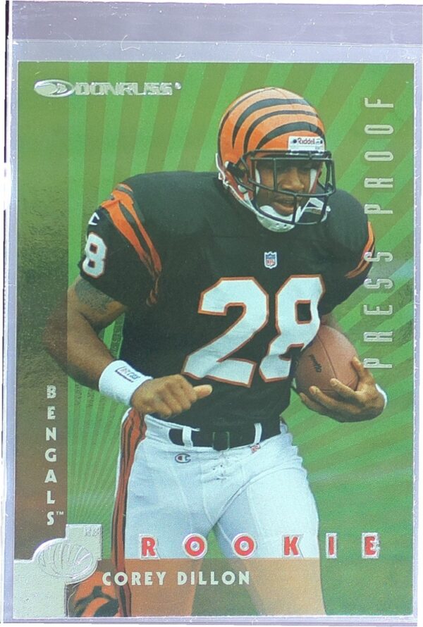 1997 Donruss Corey Dillon Press Proof Silver /1500 #209 Bengals