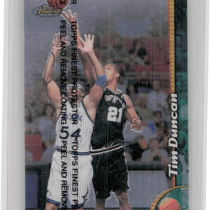 1998-99 Finest Tim Duncan #190 Spurs