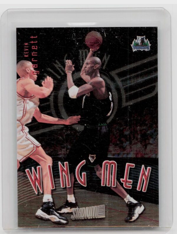 1998-99 Stadium Club Kevin Garnett #W4 Timberwolves Wing Men