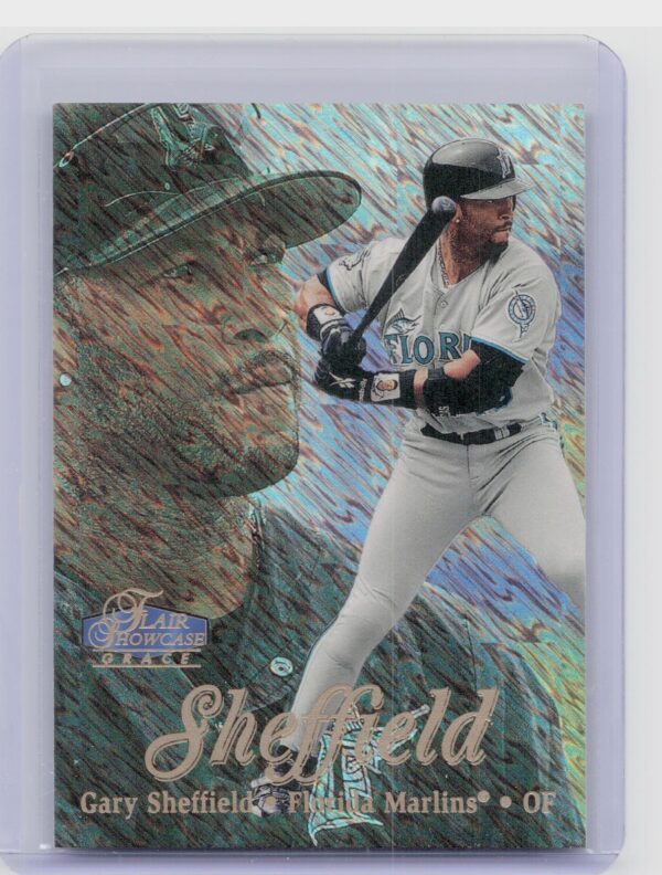 1998 Flair Showcase Gary Sheffield Flair Showcase Row 1 (Grace) #68 Marlins