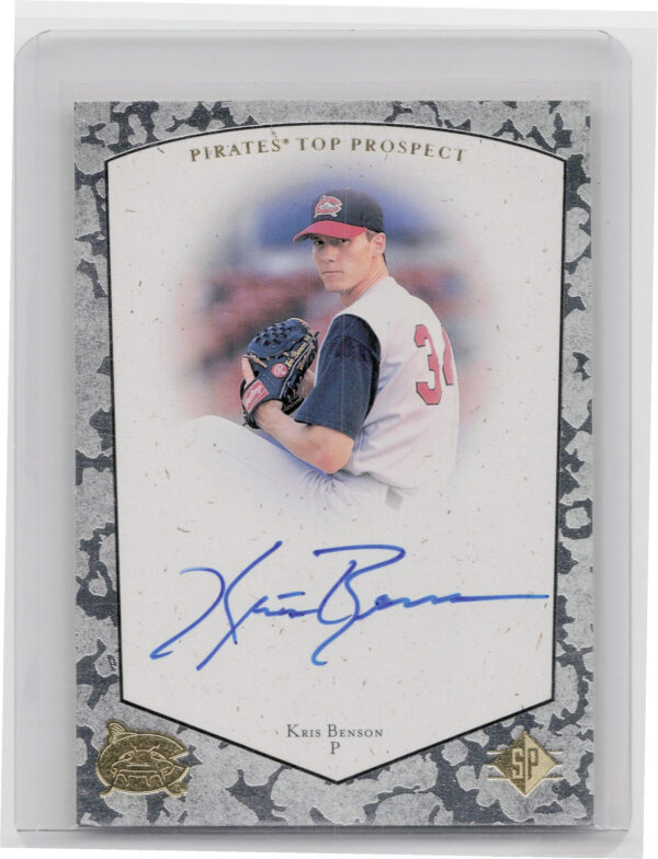 1998 SP Top Prospects Kris Benson AU #KB Mudcats Autographs
