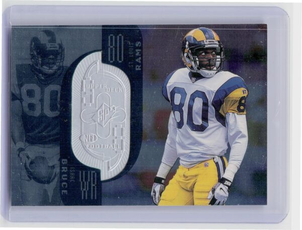 1998 SPx Finite Isaac Bruce /7600 #72 Rams