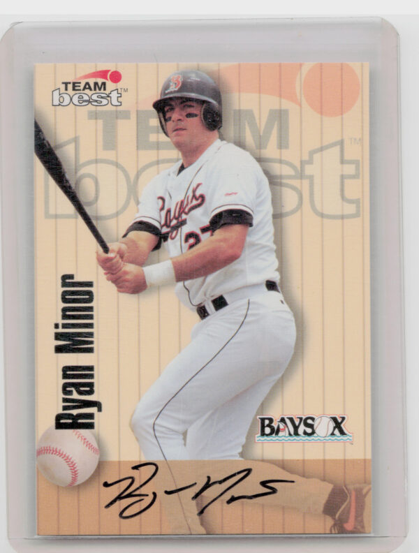 1998 Team Best Ryan Minor AU #NNO Baysox Autographs Signature Series