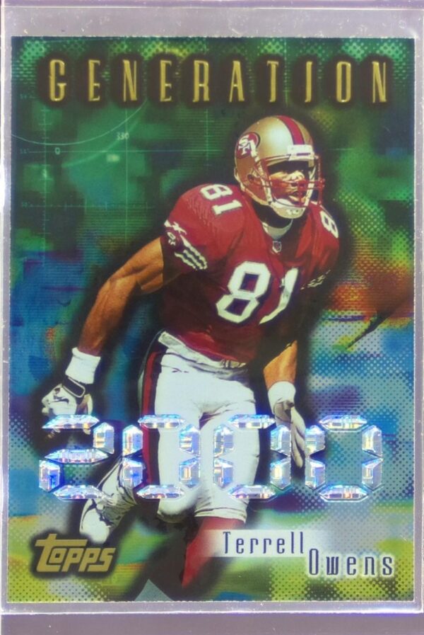1998 Topps Terrell Owens #GE14 49ers Generation 2000