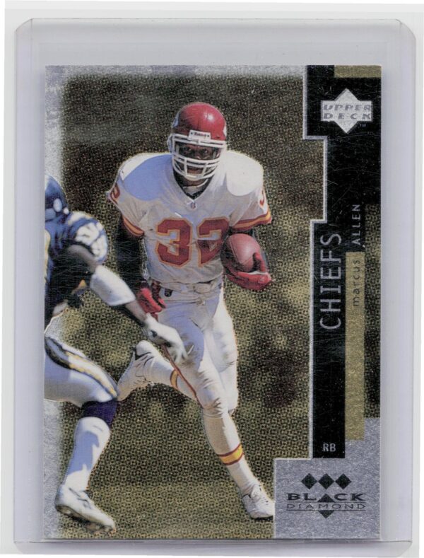 1998 UD Black Diamond Marcus Allen Triple Diamond #99 Chiefs