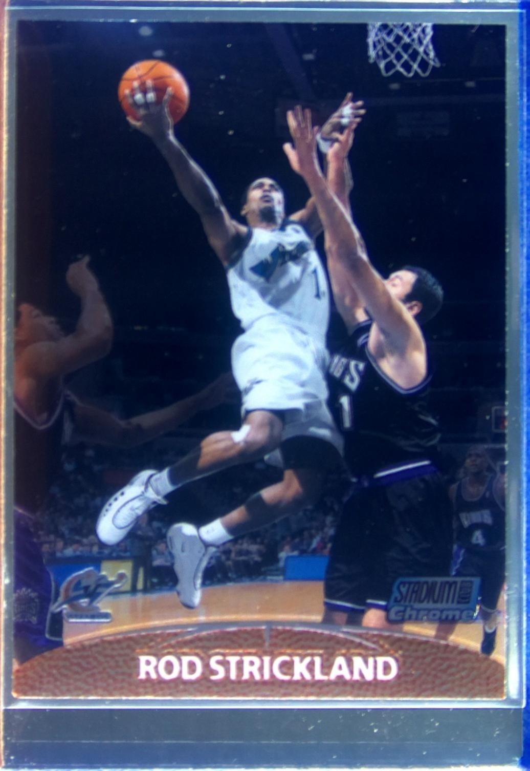 1999-00 Stadium Club Chrome Rod Strickland #38 Wizards