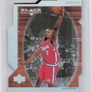 1999-00 Upper Deck Black Diamond Lamar Odom Diamond Cut #94 Clippers