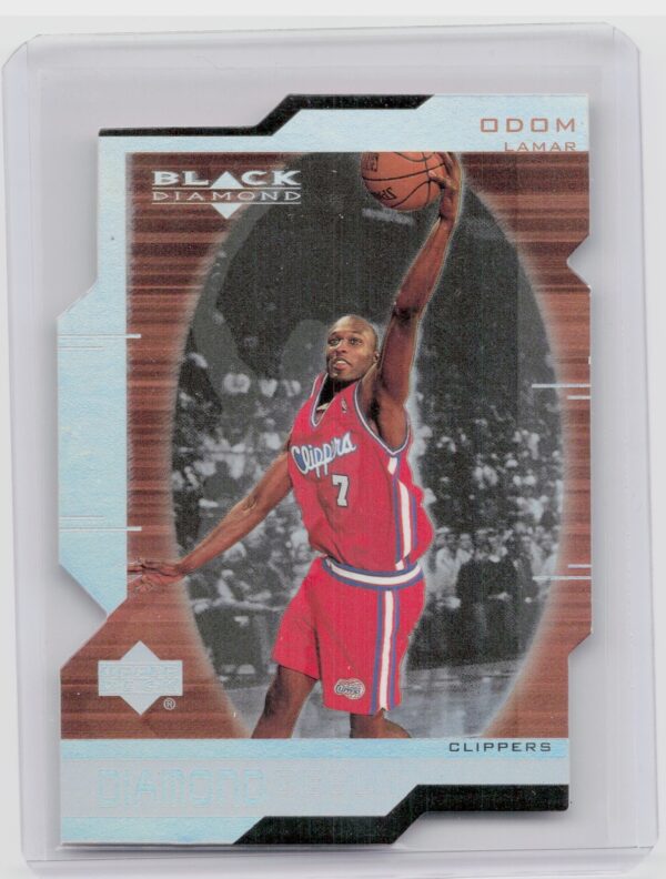 1999-00 Upper Deck Black Diamond Lamar Odom Diamond Cut #94 Clippers