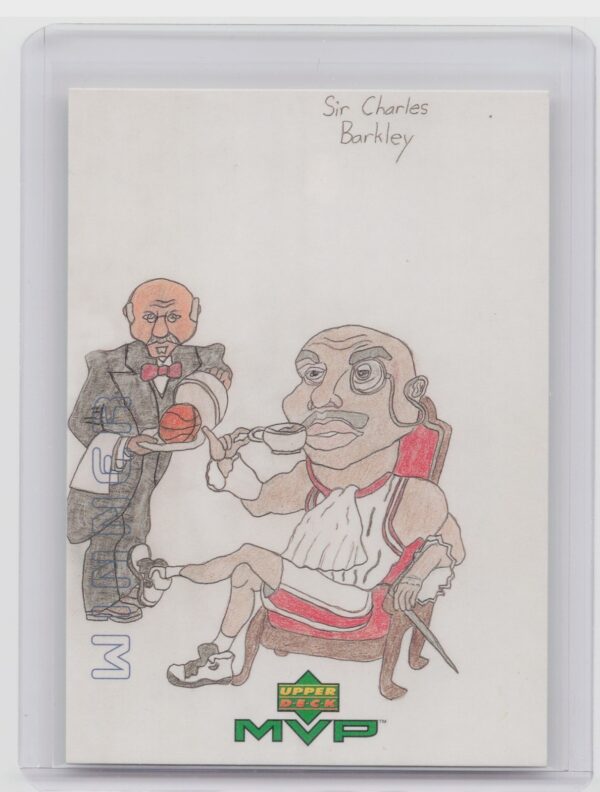 1999-00 Upper Deck MVP Charles Barkley #W12 Rockets Draw Your Own Trading Card W