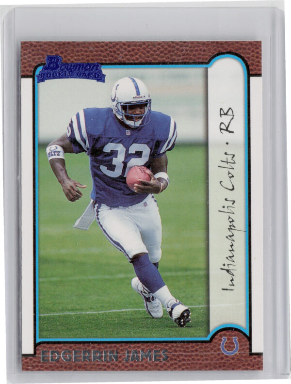 1999 Bowman Edgerrin James RC #161 Colts