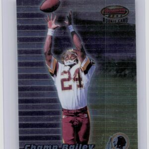 1999 Bowman's Best Champ Bailey RC #126 Redskins