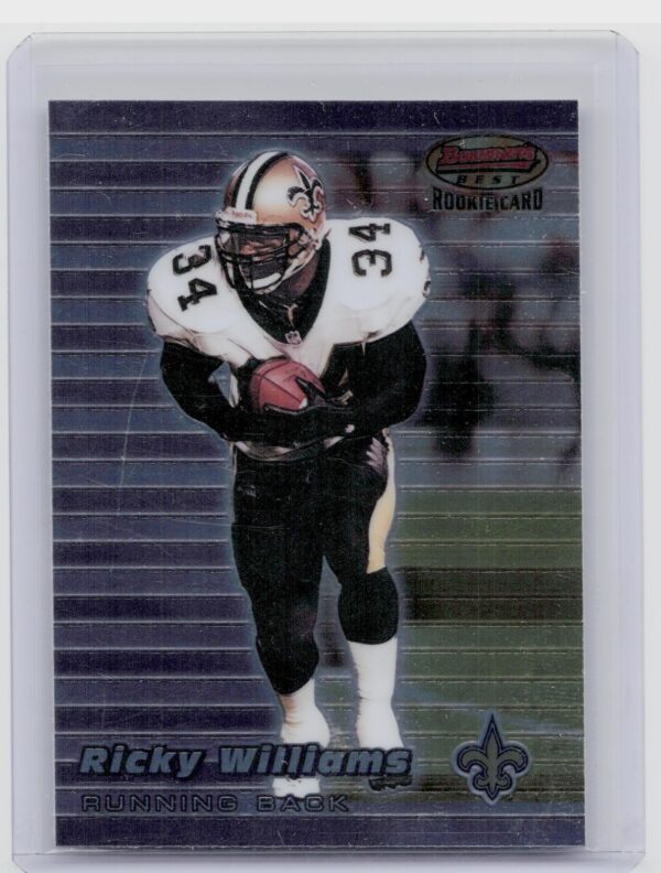 1999 Bowman's Best Ricky Williams RC #133 Saints