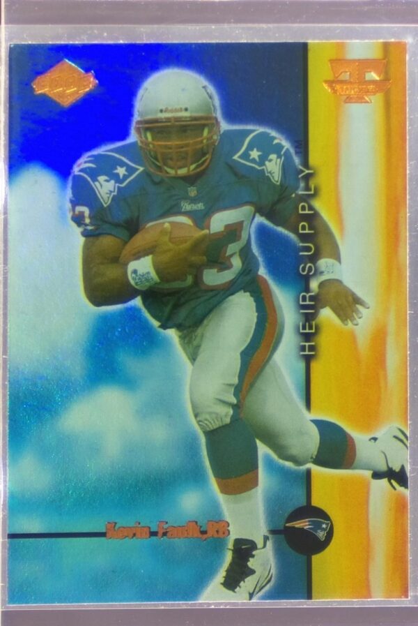 1999 Collector's Edge Triumph Kevin Faulk RC #HS14 Patriots Heir Supply