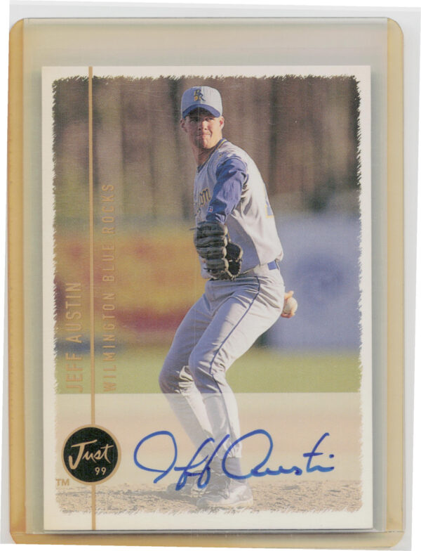 1999 Just Jeff Austin AU #NNO Rocks Autographs