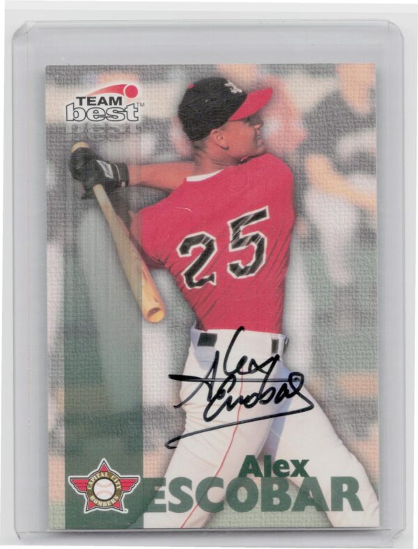 1999 Team Best Rookie Alex Escobar Auto #NNO Bombers Autographs