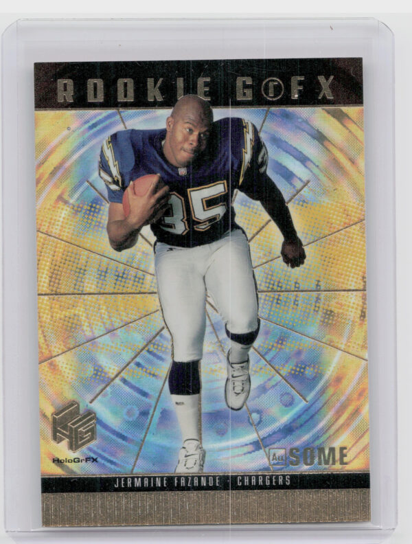 1999 Upper Deck HoloGrFX Jermaine Fazande RC #79 Chargers