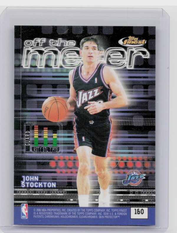 2000-01 Finest Jason Kidd / John Stockton #160 Jazz - Image 3