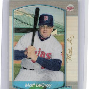 2000 Bowman Chrome Matt LeCroy Refractors #257 Twins