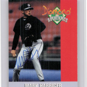 2000 Diamond Authentics Autographs Mark Harriger AU SN3250 #2 SeaWolves
