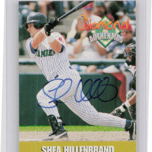 2000 Diamond Authentics Autographs Shea Hillenbrand AU SN3250 #30 Thunder