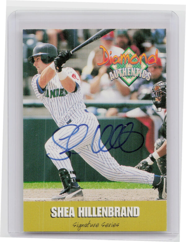 2000 Diamond Authentics Autographs Shea Hillenbrand AU SN3250 #30 Thunder