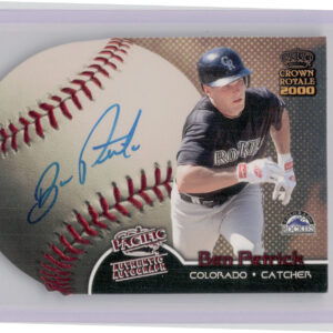2000 Pacific Crown Royale Ben Petrick AU #7 Rockies Sweet Spot Signatures