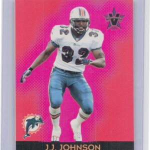 2000 Pacific Vanguard J.J. Johnson Purple /138 #33 Dolphins