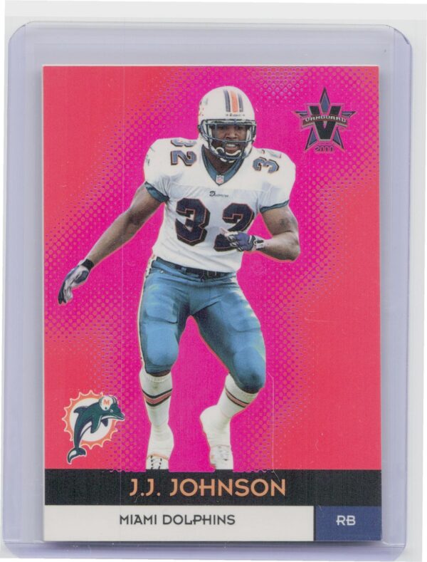 2000 Pacific Vanguard J.J. Johnson Purple /138 #33 Dolphins