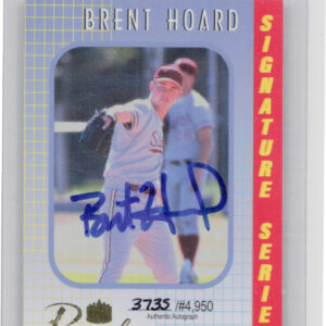 2000 Royal Rookies Brent Hoard AU SN4950 #14 Twins Autographs