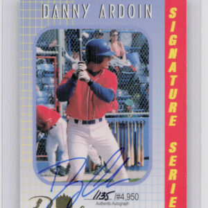 2000 Royal Rookies Danny Ardoin AU SN4950 #37 Athletics Autographs