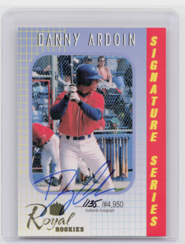 2000 Royal Rookies Danny Ardoin AU SN4950 #37 Athletics Autographs