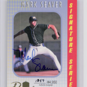 2000 Royal Rookies Mark Seaver AU SN4950 #35 Mariners Autographs