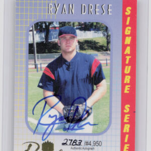 2000 Royal Rookies Ryan Drese AU SN4950 #39 Indians Autographs