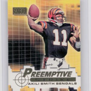 2000 SkyBox Akili Smith #4 P Bengals Preemptive Strike