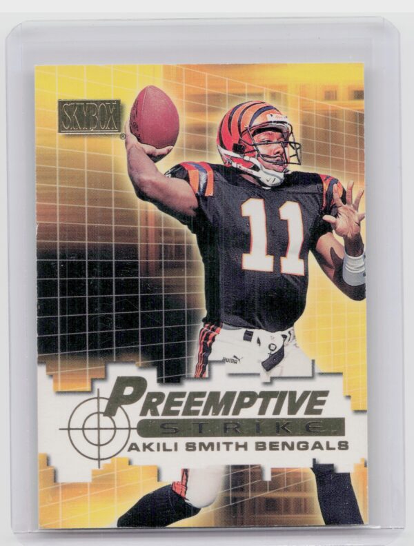 2000 SkyBox Akili Smith #4 P Bengals Preemptive Strike