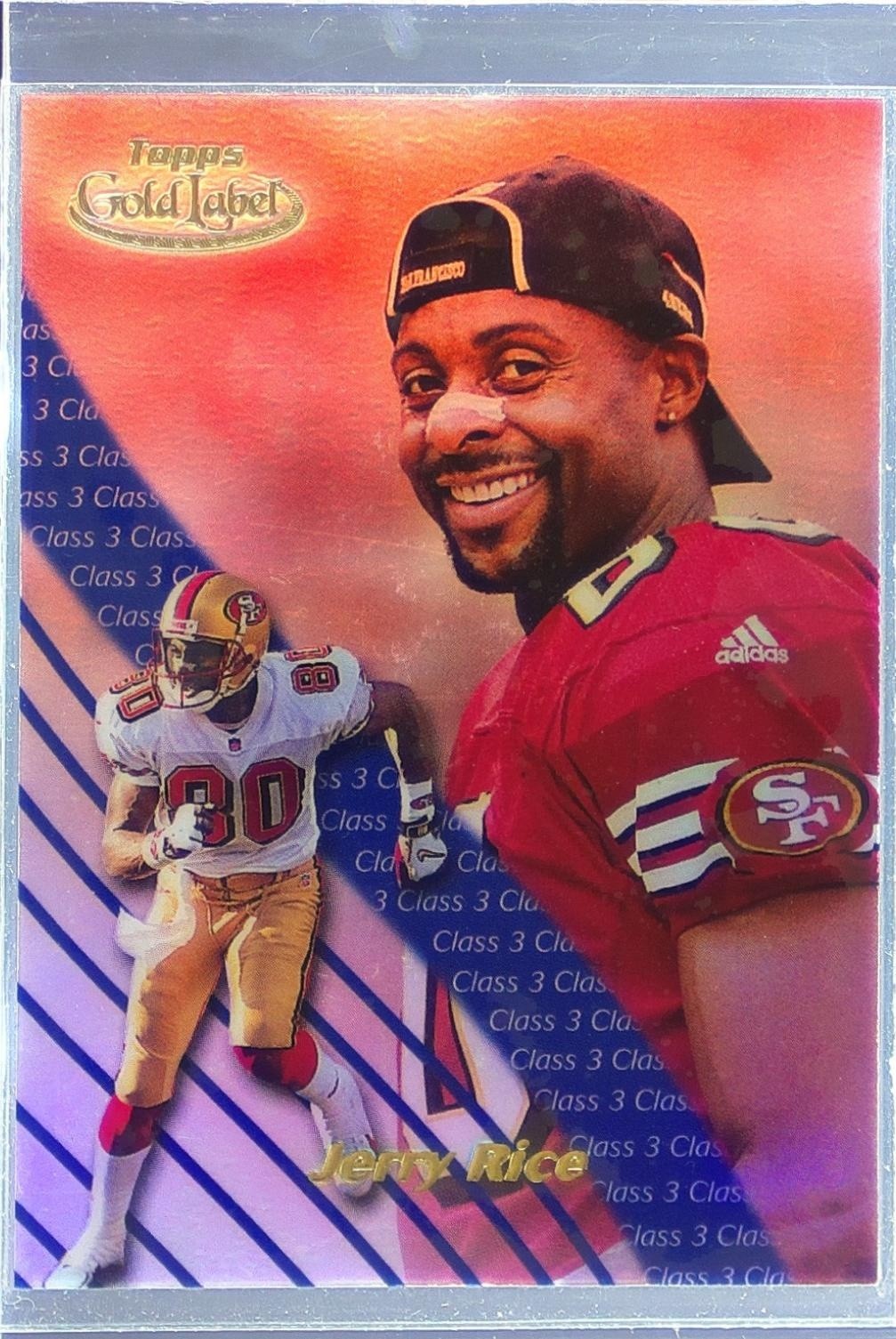 2000 Topps Gold Label Jerry Rice Class 3 #13 49ers