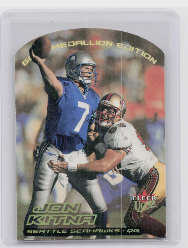 2000 Ultra Jon Kitna Gold Medallion #193G Seahawks