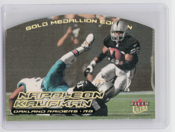 2000 Ultra Napoleon Kaufman Gold Medallion #177G Raiders