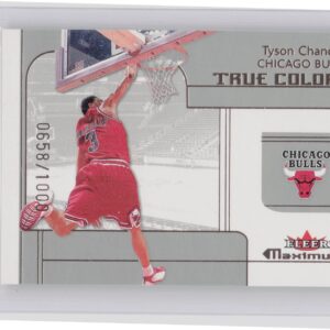 2001-02 Fleer Maximum Tyson Chandler RC SN1000 #219 Bulls